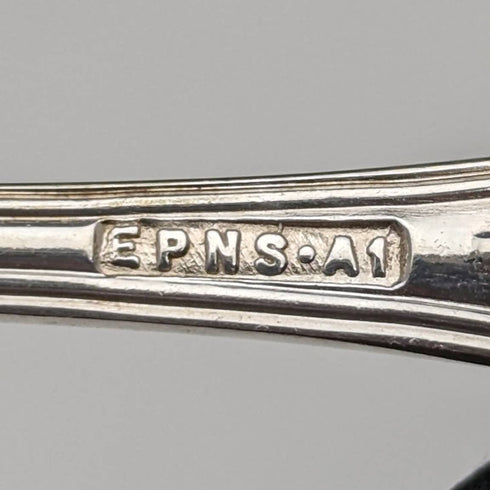 英国ヴィンテージ シルバープレート製 コーヒースプーン10本セット