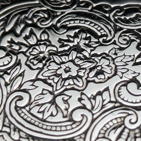 Set of 6 vintage silver-plated coasters
