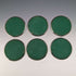 Set of 6 vintage silver-plated coasters