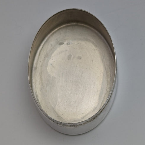 意大利復古歐陸式銀色藥丸盒