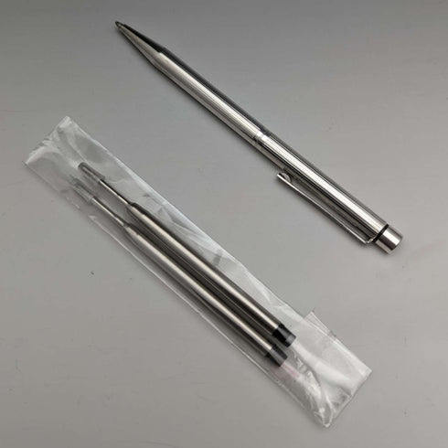 American Vintage Sheaffer Sterling Silver Ballpoint Pen with 2 Refills