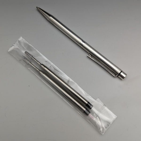 美國復古犀飛利純銀圓珠筆,帶 2 個筆芯