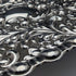 1905 British Antique Sterling Silver Relief Engraving Dressing Table Tray 336g Horrace Woodward