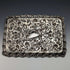 1905 British Antique Sterling Silver Relief Engraving Dressing Table Tray 336g Horrace Woodward