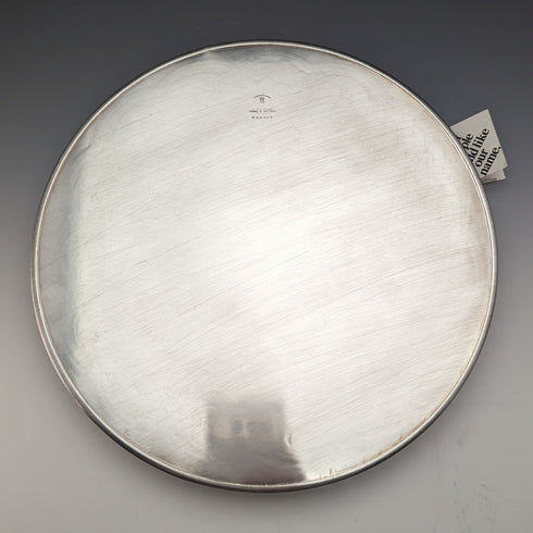 英國復古鍍銀畫廊托盤直徑 26 厘米盒裝 Deadstock