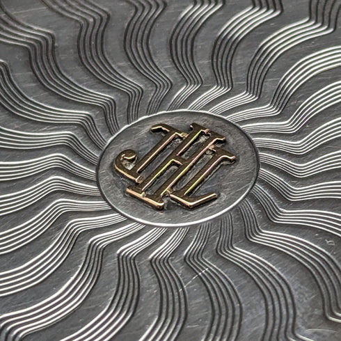 Antique Sterling Silver Baccarat Dealer Card Case 165g