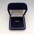 British vintage jewelry 9ct gold star pure silver ring