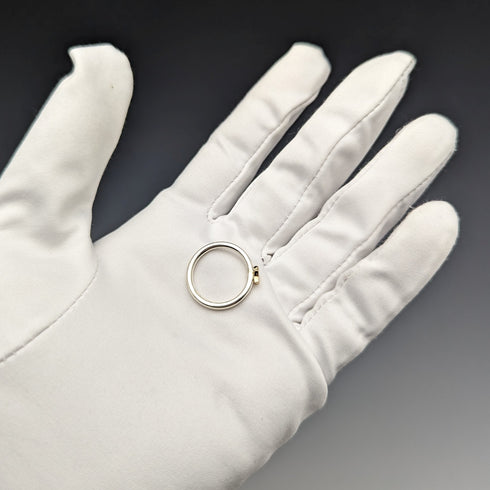 英国ヴィンテージ ジュエリー 9ctゴールドスター 純銀リング