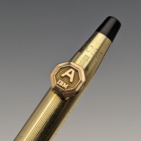 Vintage Cross:CROSS 金色填充圓珠筆/鉛筆套裝,帶備用筆芯