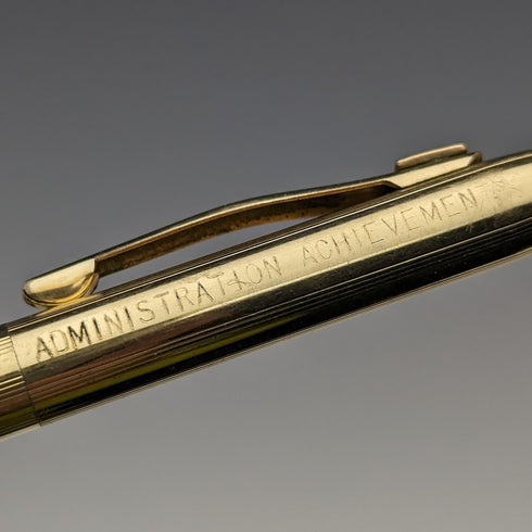 Vintage Cross:CROSS 金色填充圓珠筆/鉛筆套裝,帶備用筆芯