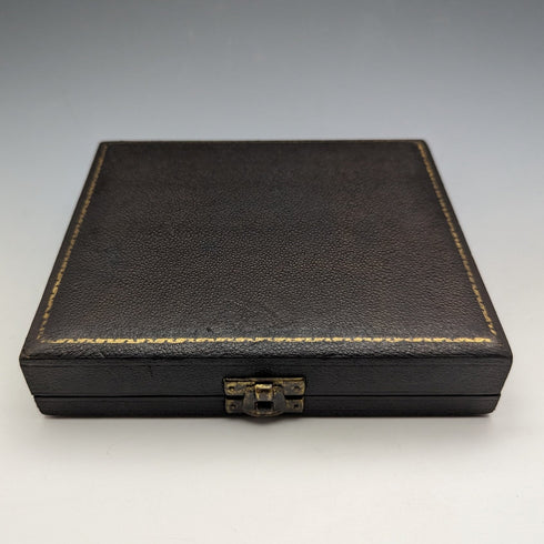 1930年代 英国ヴィンテージ 純銀&グラスインナー バターディッシュ ケース入