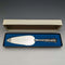 1981年 英国ヴィンテージ 純銀製ハンドル ケーキスライサー 箱入り Harrison Brothers