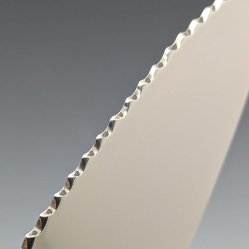 1981年 英国ヴィンテージ 純銀製ハンドル ケーキスライサー 箱入り Harrison Brothers