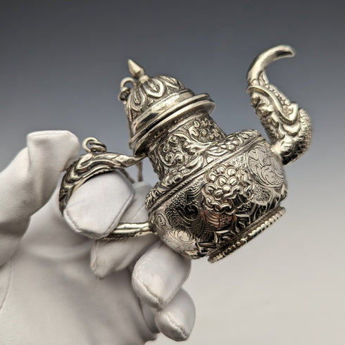 復古歐式銀迷你茶壺 116 克