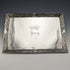 1896 British Antique Pure Silver Square Dressing Table Tray 666g Florence Warden