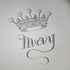 1896 British Antique Pure Silver Square Dressing Table Tray 666g Florence Warden