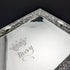 1896 British Antique Pure Silver Square Dressing Table Tray 666g Florence Warden