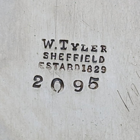 1885 年英國古董 Britannia 金屬咖啡杯 William Tyler