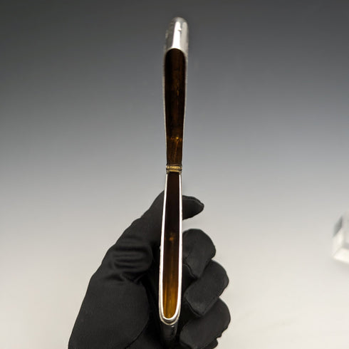 1900 British antique sterling silver card case 74g DEAKIN and FRANCIS