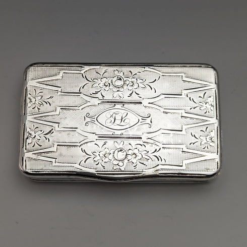 十九世紀初法國古董 950 銀鼻煙盒 69 克