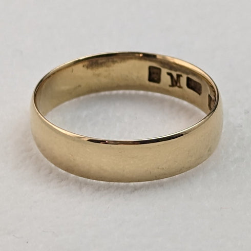 1904 British antique jewelry K18 gold ring John Mantle