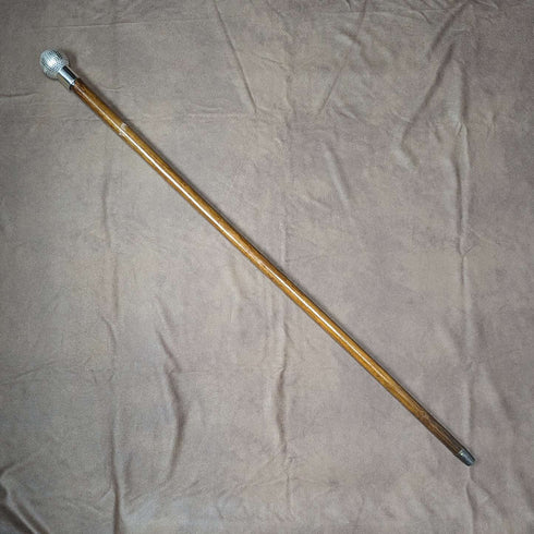 1900年頃 英国アンティーク 紳士用ステッキ ゴルフボール型 丸ハンドル 88cm