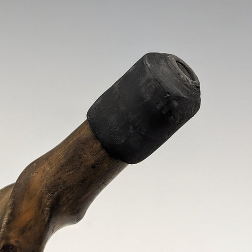 1895年左右 英國古董 紳士用手杖 鹿角拐杖把手 扭轉軸 85cm