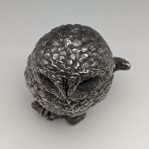 英国 カントリーアーティスト社 フクロウ 純銀張り彫刻 フィギュリン