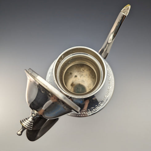 英國復古銀鍍層咖啡壺 喬治亞風格