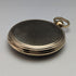 1920s British antique Russell pocket watch gold-plated open face works well