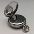 Early 20th century antique Swiss finely engraved pure silver case ladies' pocket watch works well