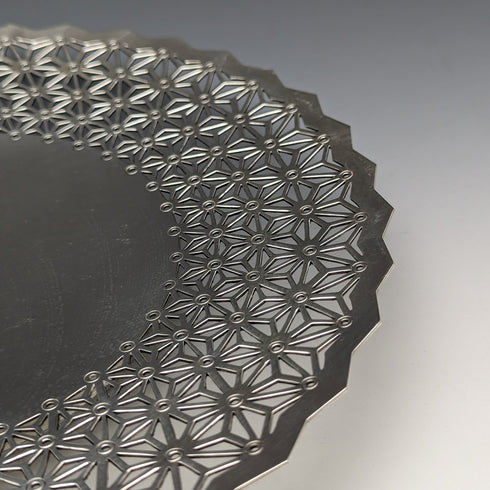 20世紀初頭 英国アンティーク シルバープレート製ディッシュ 直径27cm Mappin&Webb