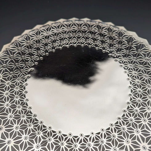 20世紀初頭 英国アンティーク シルバープレート製ディッシュ 直径27cm Mappin&Webb