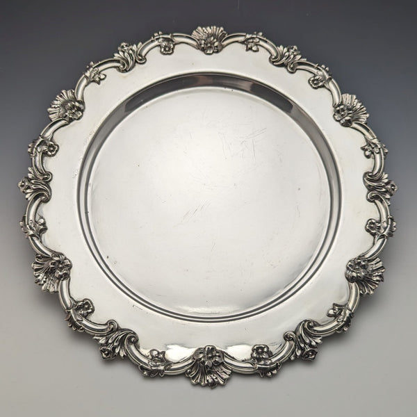 20 世紀初英國古董銀盤碟直徑 30 厘米 Alex Clark