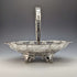 1907 British Antique Sterling Silver Basket Earrings Movable Handle 347g Walker&Hall