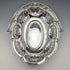 1907 British Antique Sterling Silver Basket Earrings Movable Handle 347g Walker&Hall