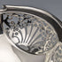 1907 British Antique Sterling Silver Basket Earrings Movable Handle 347g Walker&Hall