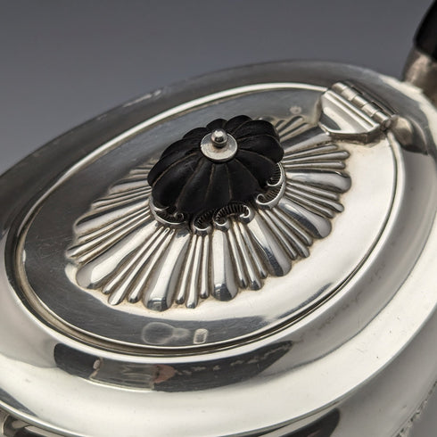 1902 年左右英國古董純銀學士茶壺 3 件套總計 540 克 Walker&Hall