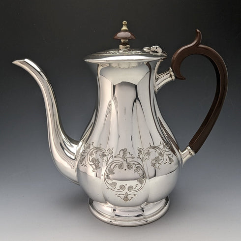 英國復古鍍銀咖啡壺庫珀兄弟