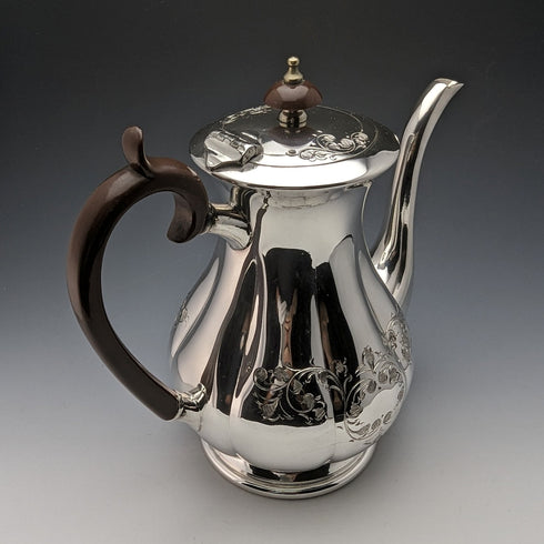 英國復古鍍銀咖啡壺庫珀兄弟