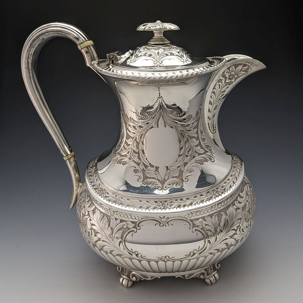 1900年左右英國古董鍍銀水壺阿特金兄弟