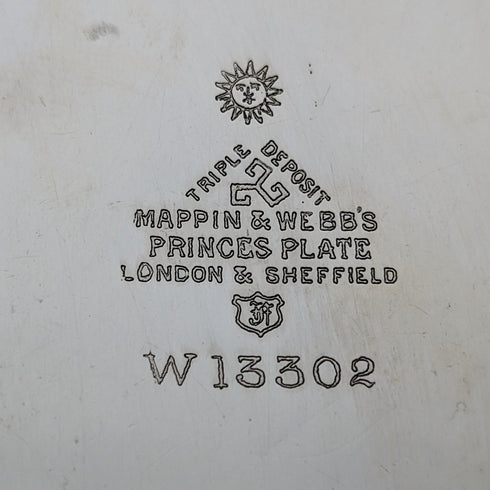 1905年頃 英国アンティーク シルバープレート製 ケトル&バーナースタンドセット Mappin&Webb