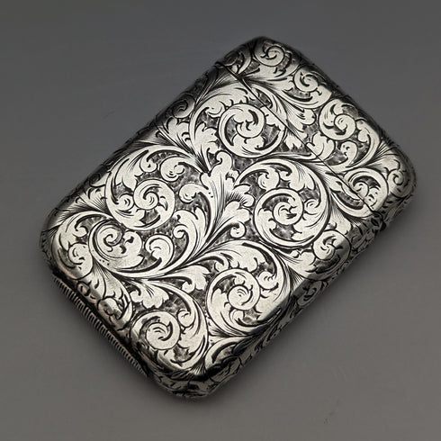 1889 年英國古董純銀 Vesta 盒火柴盒 Frederick Marson