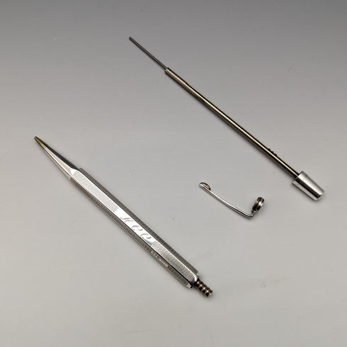 1963 年英國復古 Yard O 紅色純銀六邊形推進鉛筆盒