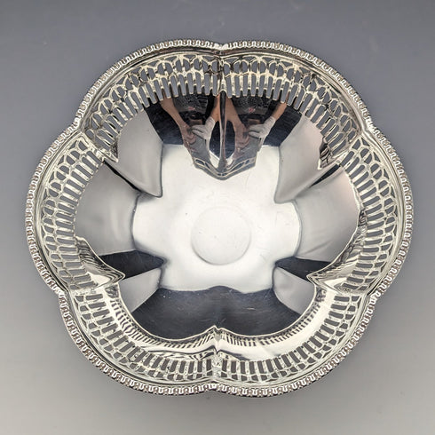 1924 年英國古董純銀蜜餞直徑 12 厘米 145 克 Mappin&Webb