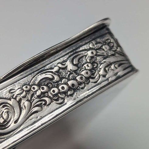 Early 20th Century Antique 800 Silver Rectangular Box 94g