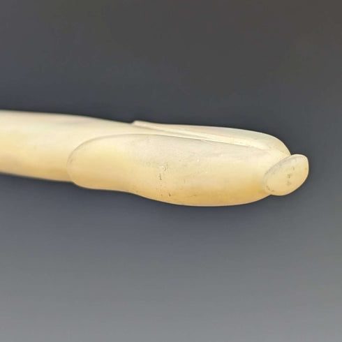 1899 年左右英國古董白色珍珠貝殼手柄餐具 6 對套裝盒裝 Mappin 和 Webb