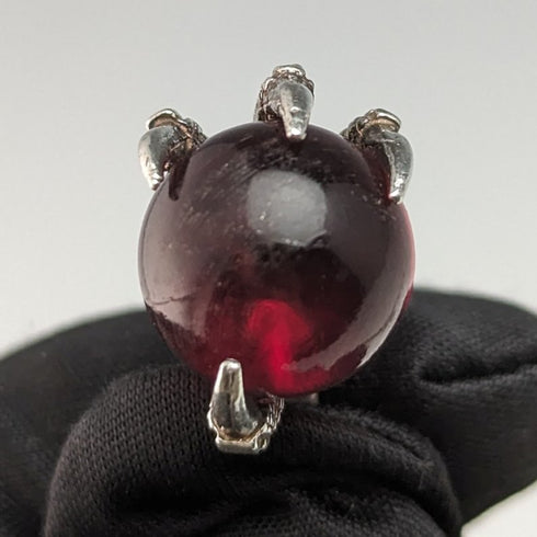 1907 年左右英國古董純銀阿爾伯特鏈 50 克烏鴉和碗飾扣