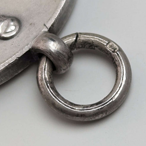 1930 British Vintage Sterling Silver Cricket Medal Fob Navy, Army & Air Force Institute