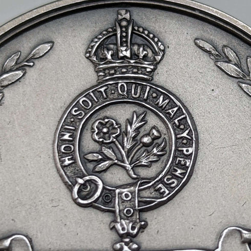 1930 British Vintage Sterling Silver Cricket Medal Fob Navy, Army & Air Force Institute